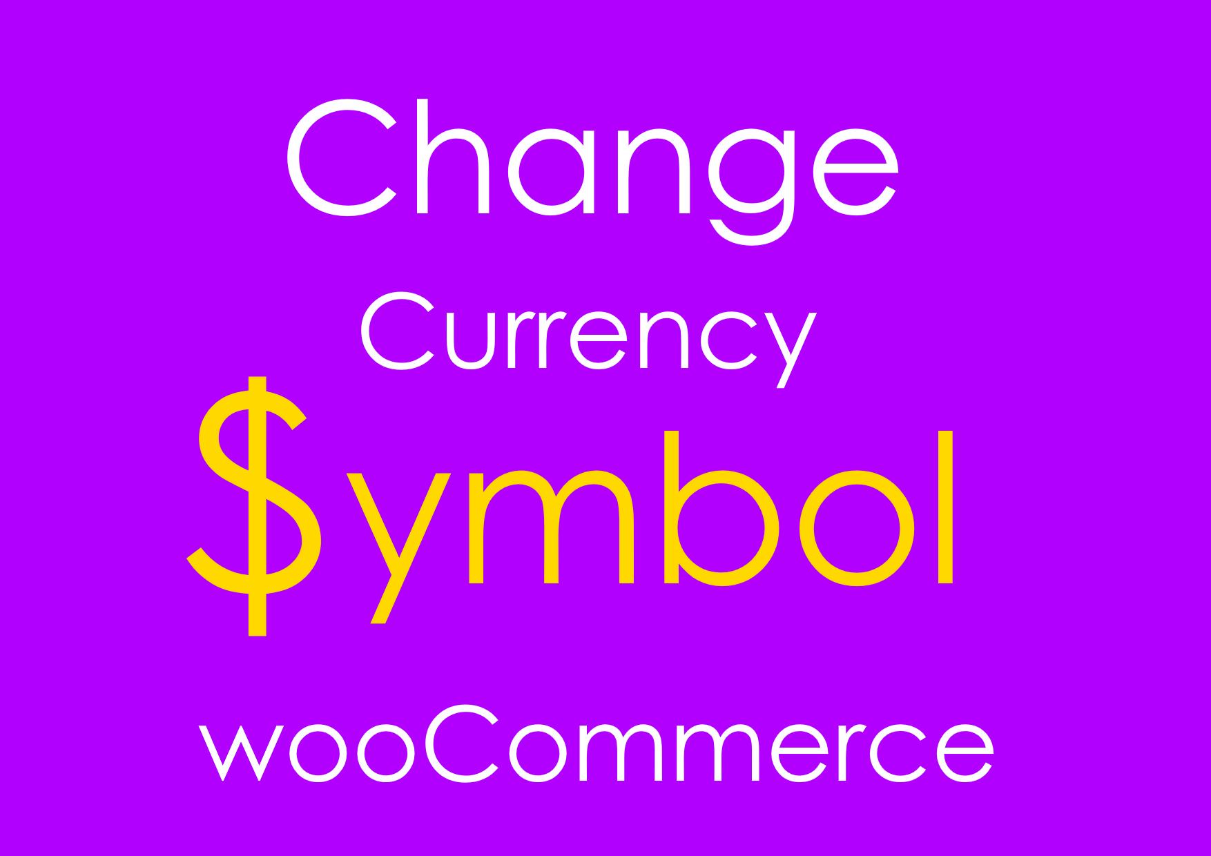 Change currency